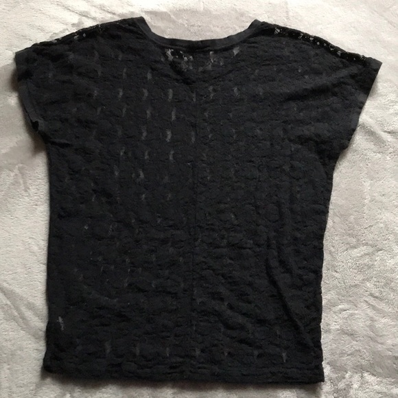 Forever 21 Sheer Black Lace Top - Picture 5 of 6